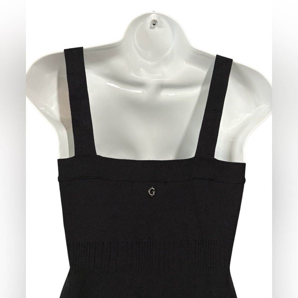 GUESS, Anis Mirage Sleeveless Ribbed Dress, Small, Black - Picture 11 of 14